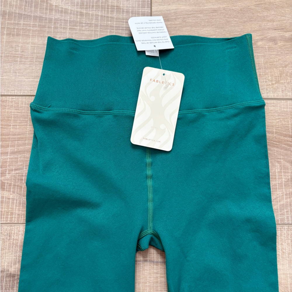 Fabletics Teal Sculpknit leggings NWT - Picture 4 of 6